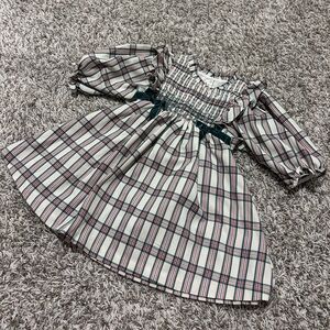 iris & ivy Plaid Dress with Green Accents